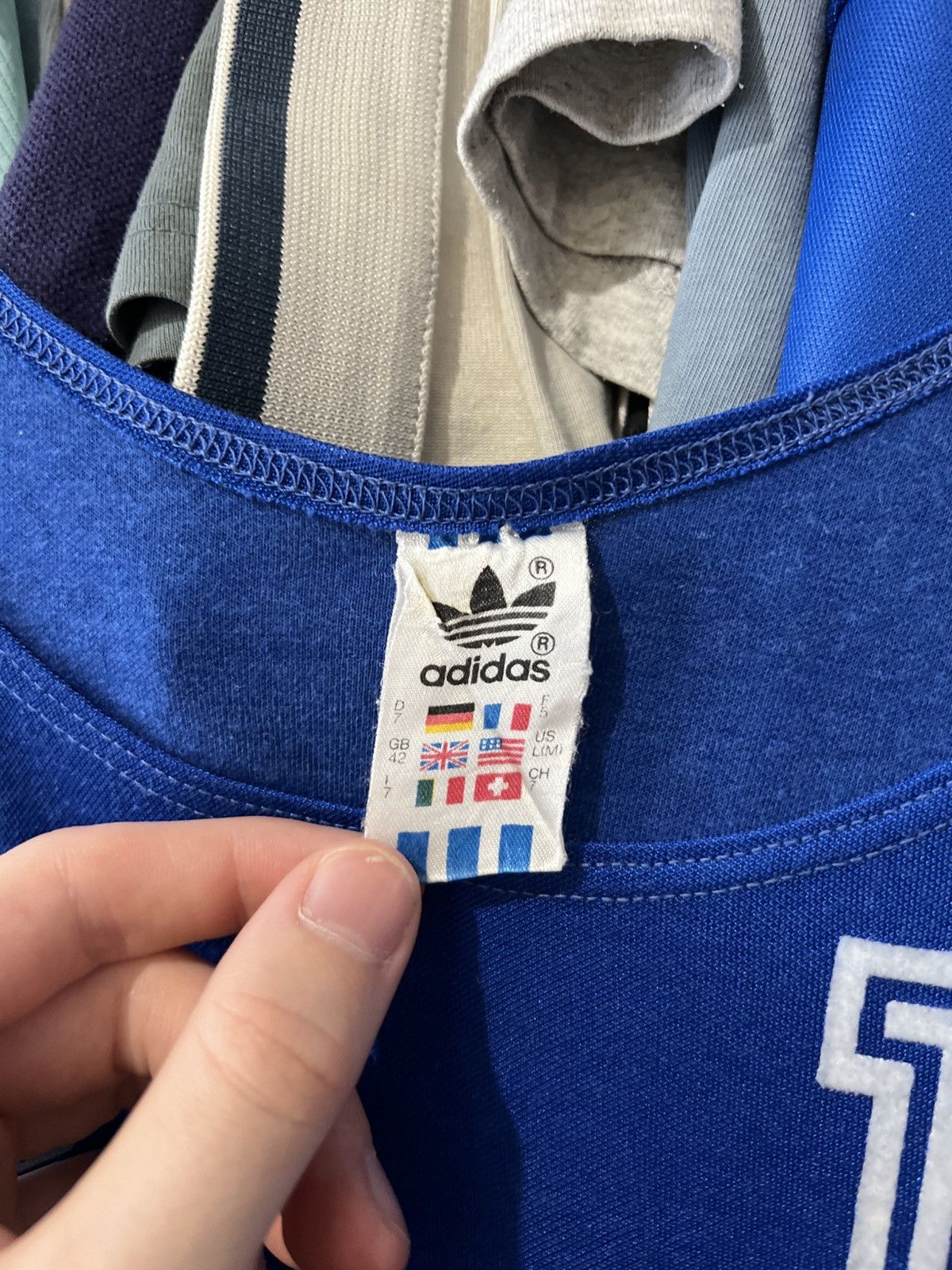 Vintage VINTAGE ADIDAS WEST GERMANY 80s SVO #17 SLEEVELESS TANK TOP Size US L / EU 52-54 / 3 - 6 Thumbnail