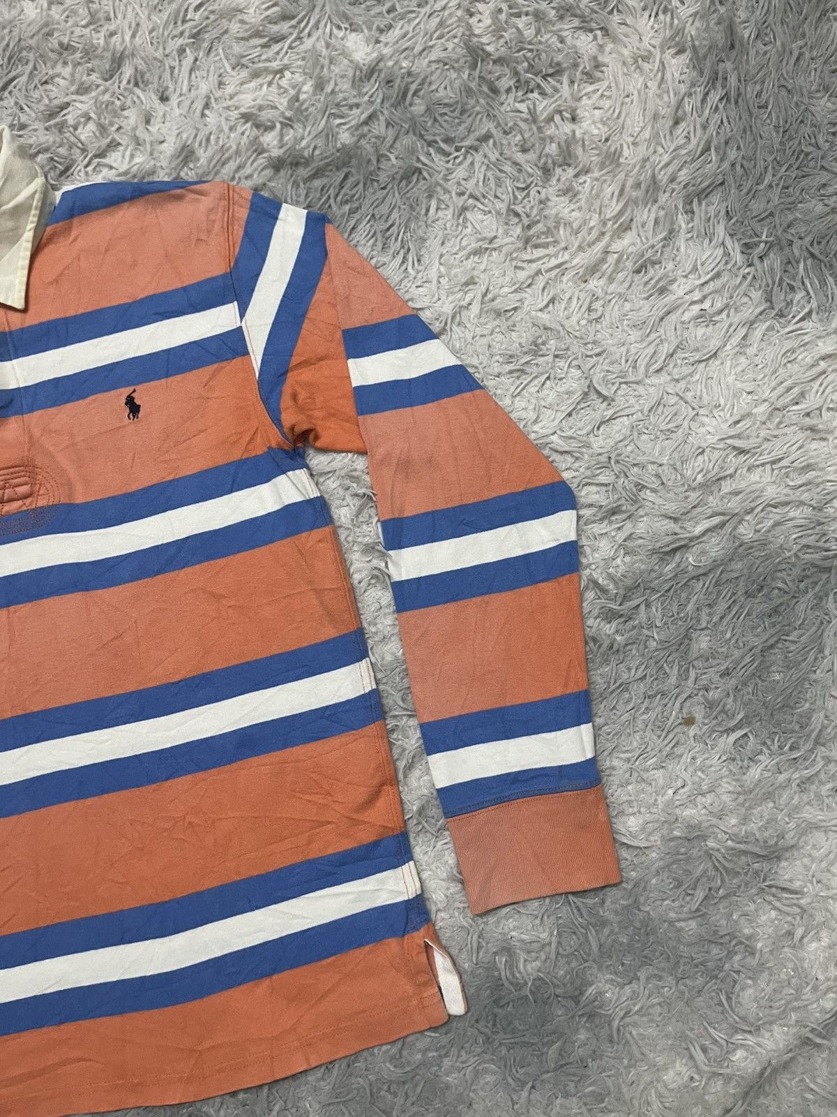 Polo Ralph Lauren 2000s POLO BY RALPH LAUREN STRIPES POLO SHIRT Size US S / EU 44-46 / 1 - 4 Thumbnail