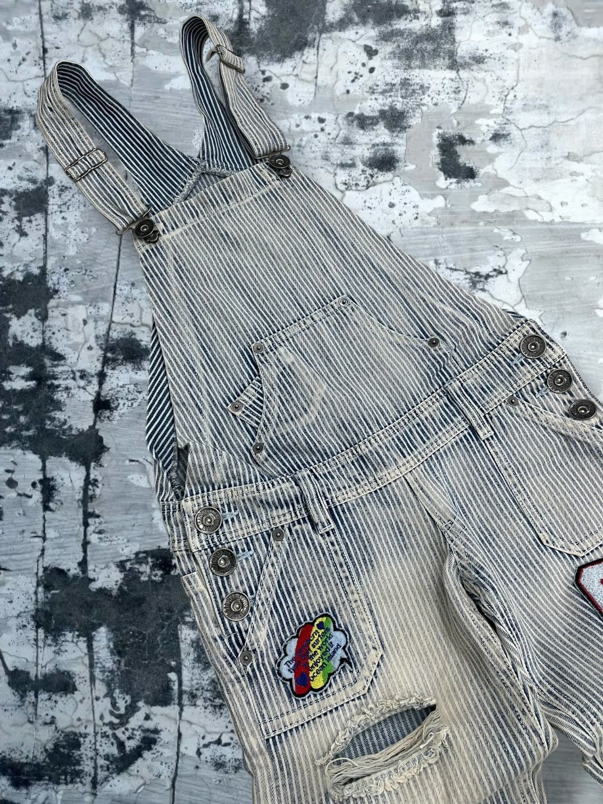 Hysteric Glamour Vintage 90s Japan Designer Blue Moon Californication Overall Size US 32 / EU 48 - 8 Thumbnail