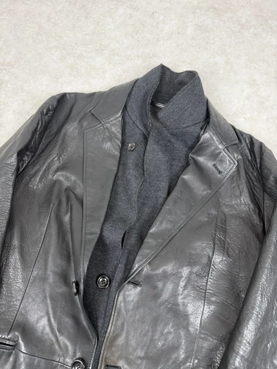 Armani Collezioni 2000s Armani Faded Black Layered Blazer Jacket Size US M / EU 48-50 / 2 - 12 Thumbnail