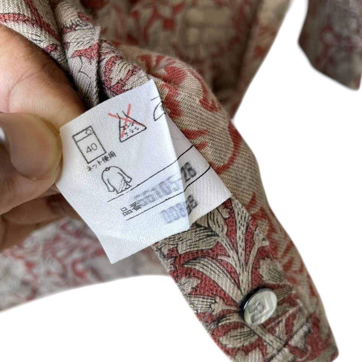 Pierre Balmain Pierre Balmain Paris Vintage Floral Designer Shirt Size US L / EU 52-54 / 3 - 10 Thumbnail