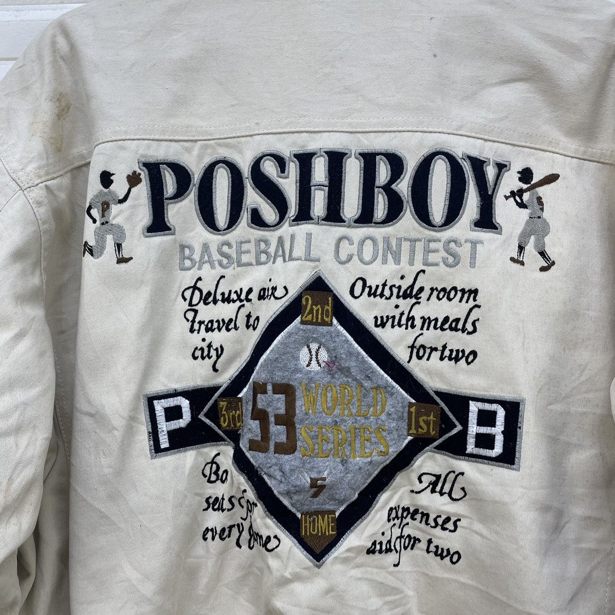 45rpm × Blue Blue Japan × Japanese Brand Vintage Bomber POSH Boy Tactical Jacket Size US M / EU 48-50 / 2 - 8 Thumbnail