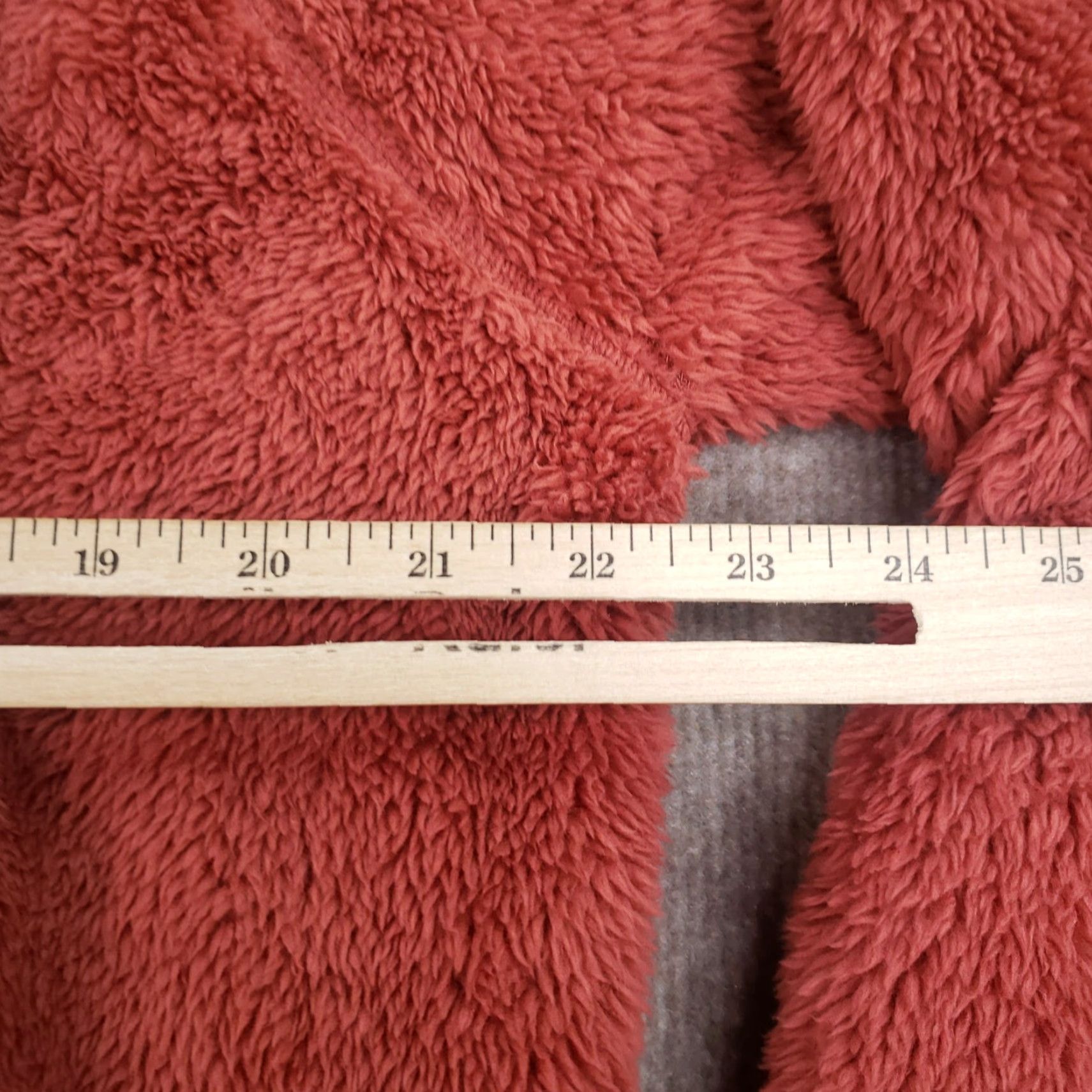 Vintage Aero Fleece 1/4 Zip Pullover Womens XL Long Sleeve Burnt Orange Sweater Size XL / US 12-14 / IT 48-50 - 3 Thumbnail