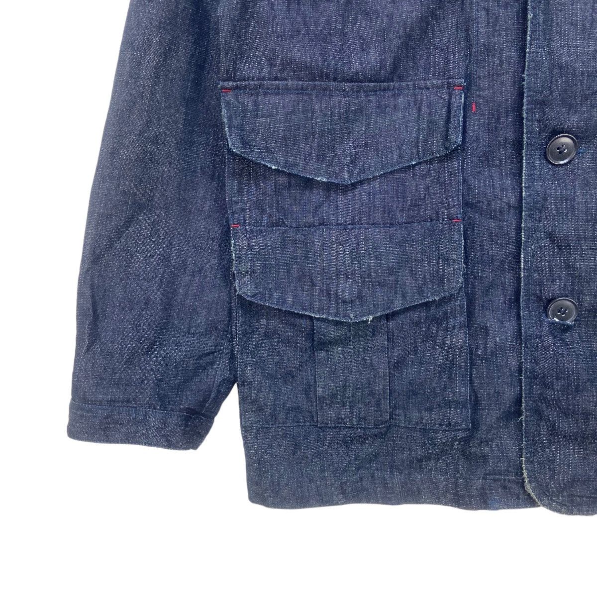 Japanese Brand Japanese Brand 3S Three Styles Distressed Denim Jacket Size US M / EU 48-50 / 2 - 19 Thumbnail