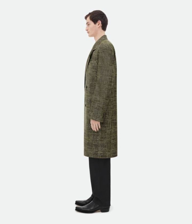Bottega Veneta o1rshd1 double-breasted Printed Leather Pow Coat Multicolor Size US M / EU 48-50 / 2 - 2 Thumbnail