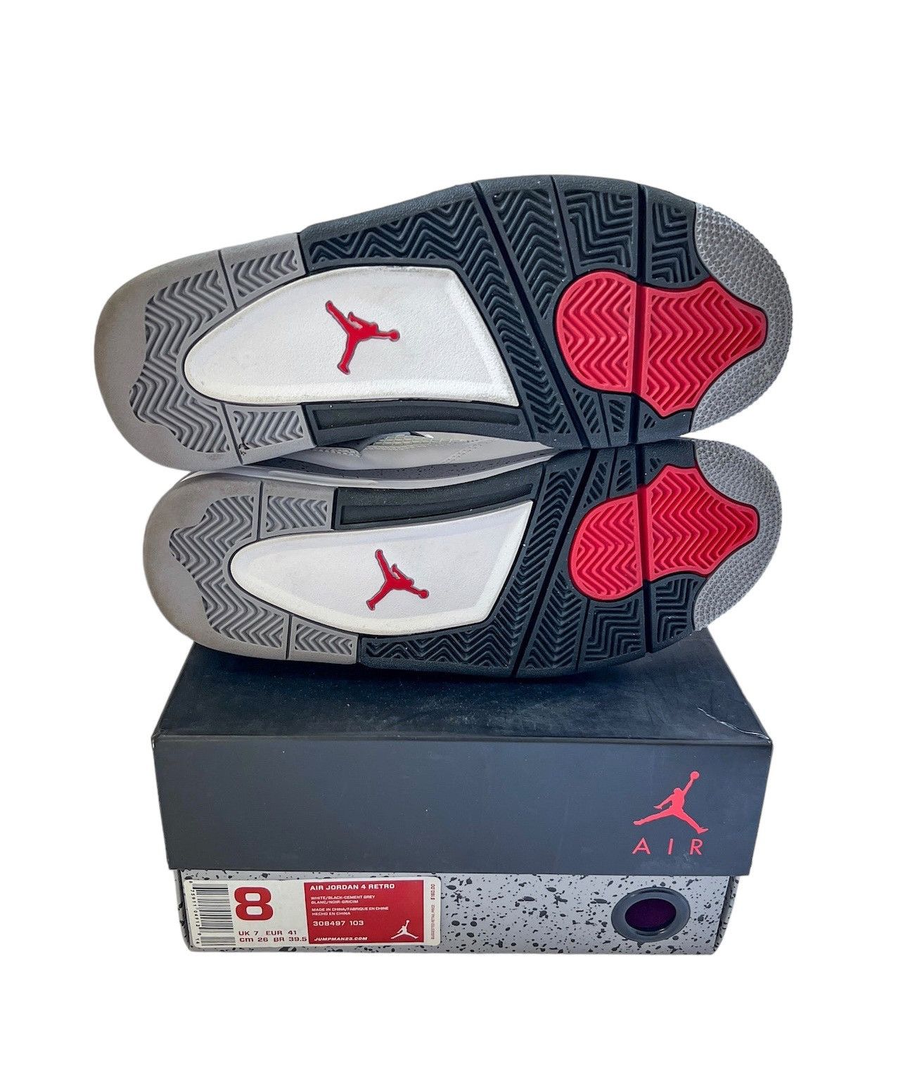 Jordan Brand × Nike Size 8 | Air Jordan 4 White Cement (2012  display picture 2