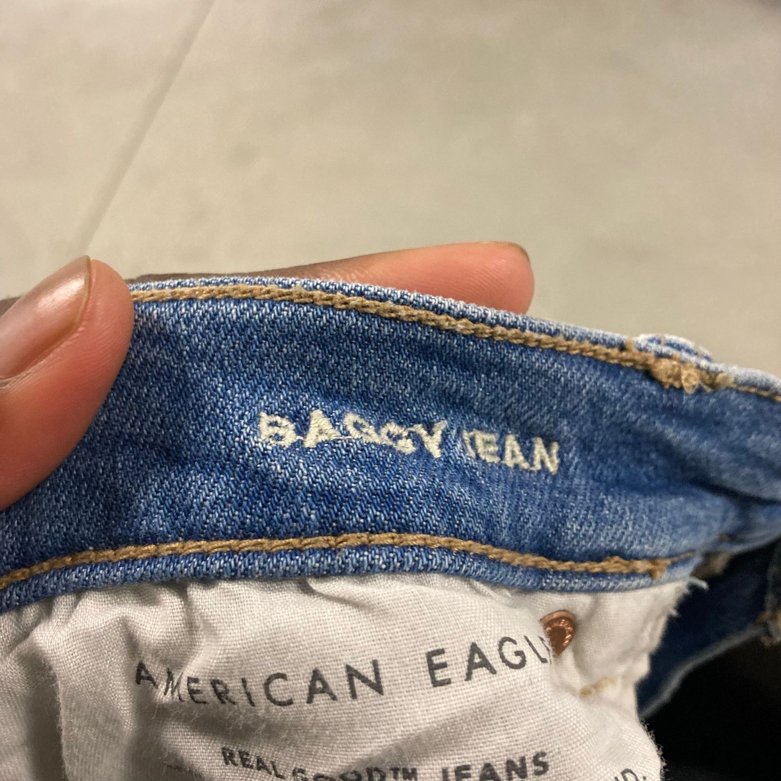 American Eagle Outfitters × Vintage Y2K American eagle baggy jeans 34x30 Size 38" / US 16 / IT 52 - 6 Thumbnail
