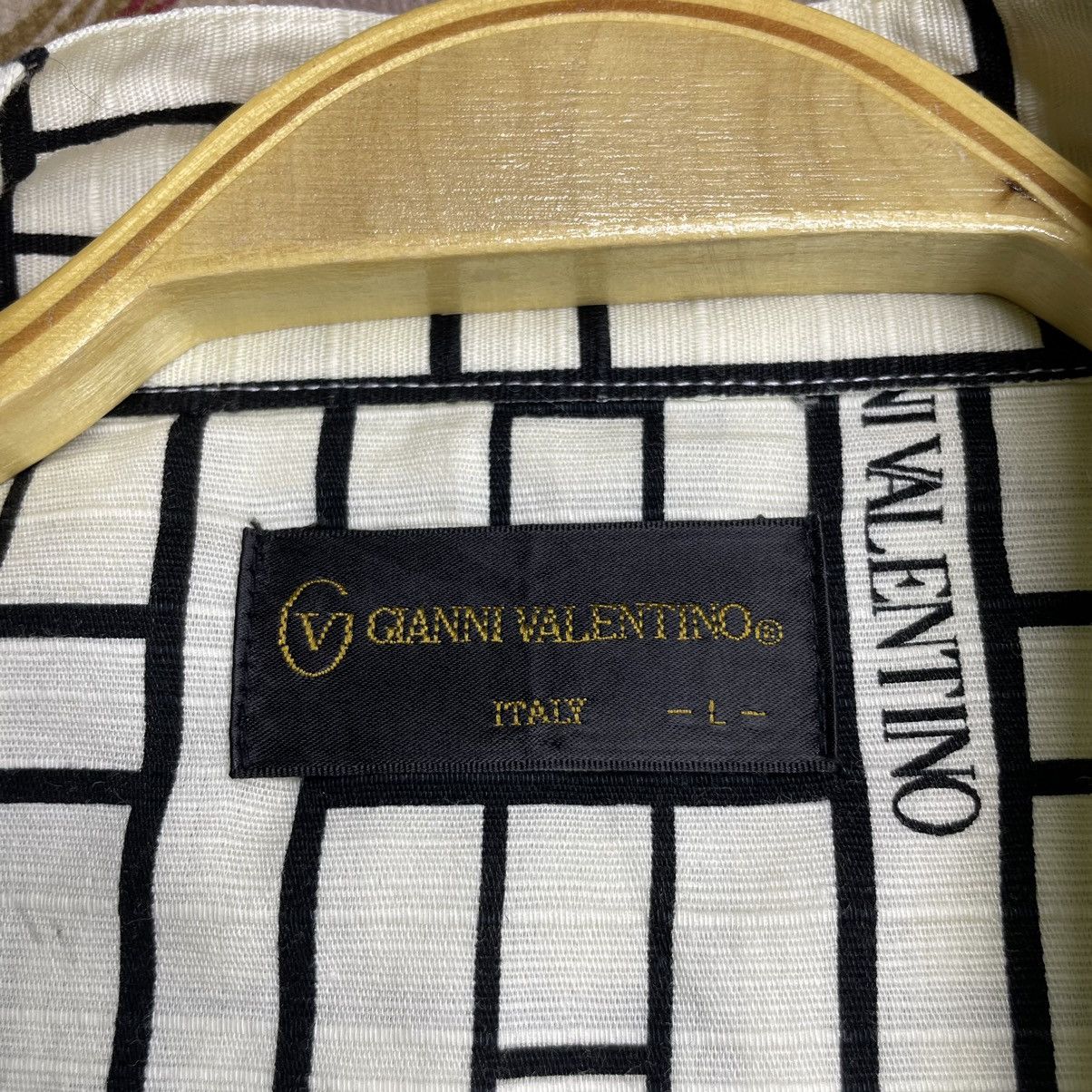 Valentino Rarely! Vintage Gianni Valentino Monogrem Kimono Size US L / EU 52-54 / 3 - 18 Thumbnail