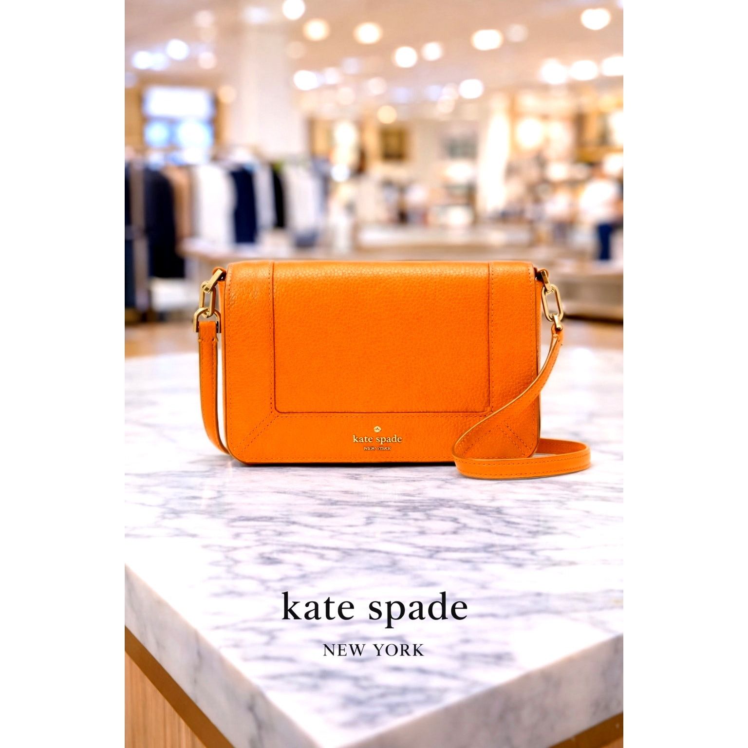Kate Spade Kate Spade Lena Mini Crossbody Orange ZInnia Size ONE SIZE - 1 Thumbnail