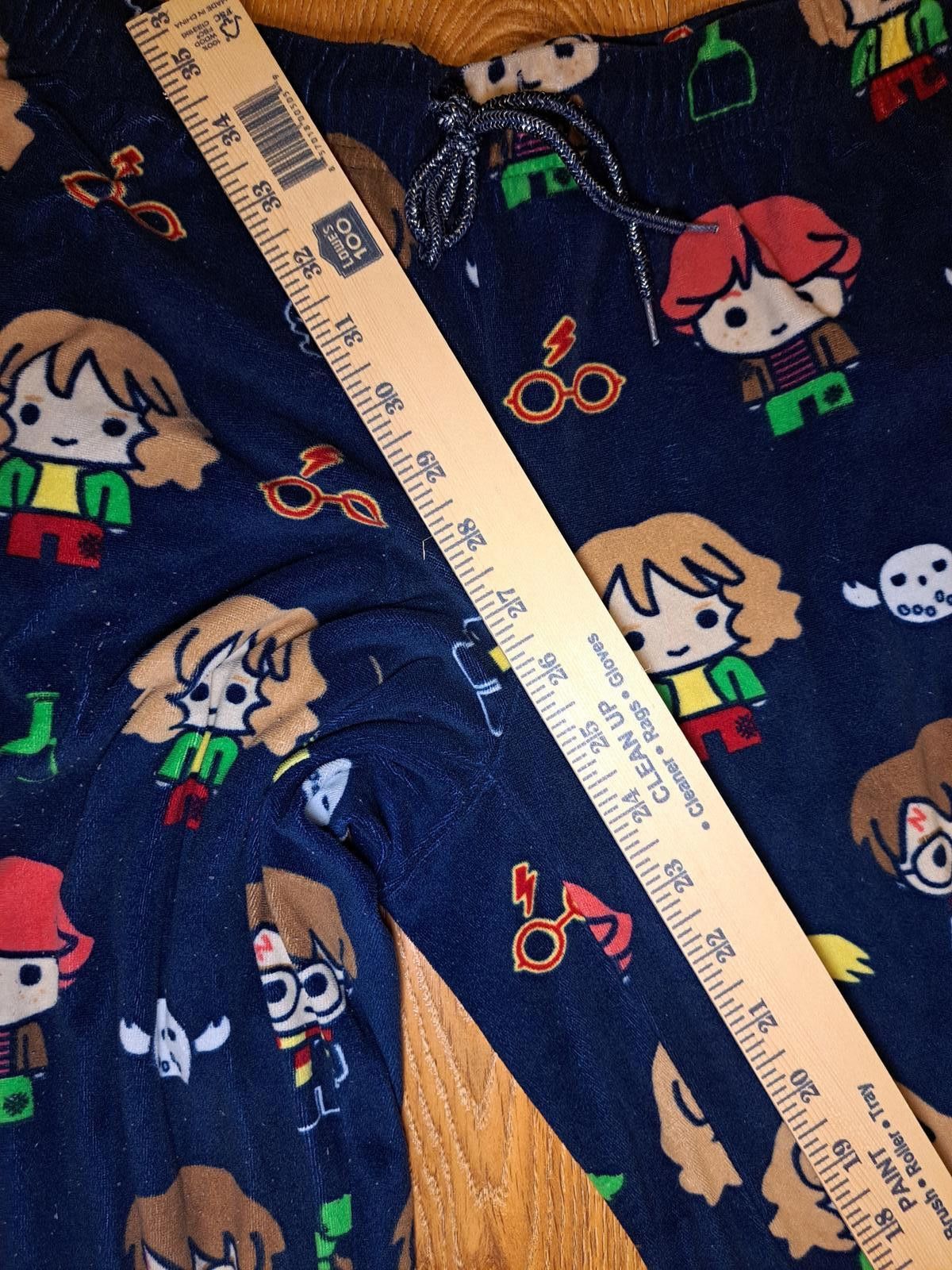 Designer HARRY POTTER Pajamas Pants Kids Small 4-6 Blue Graphic Size ONE SIZE - 6 Thumbnail