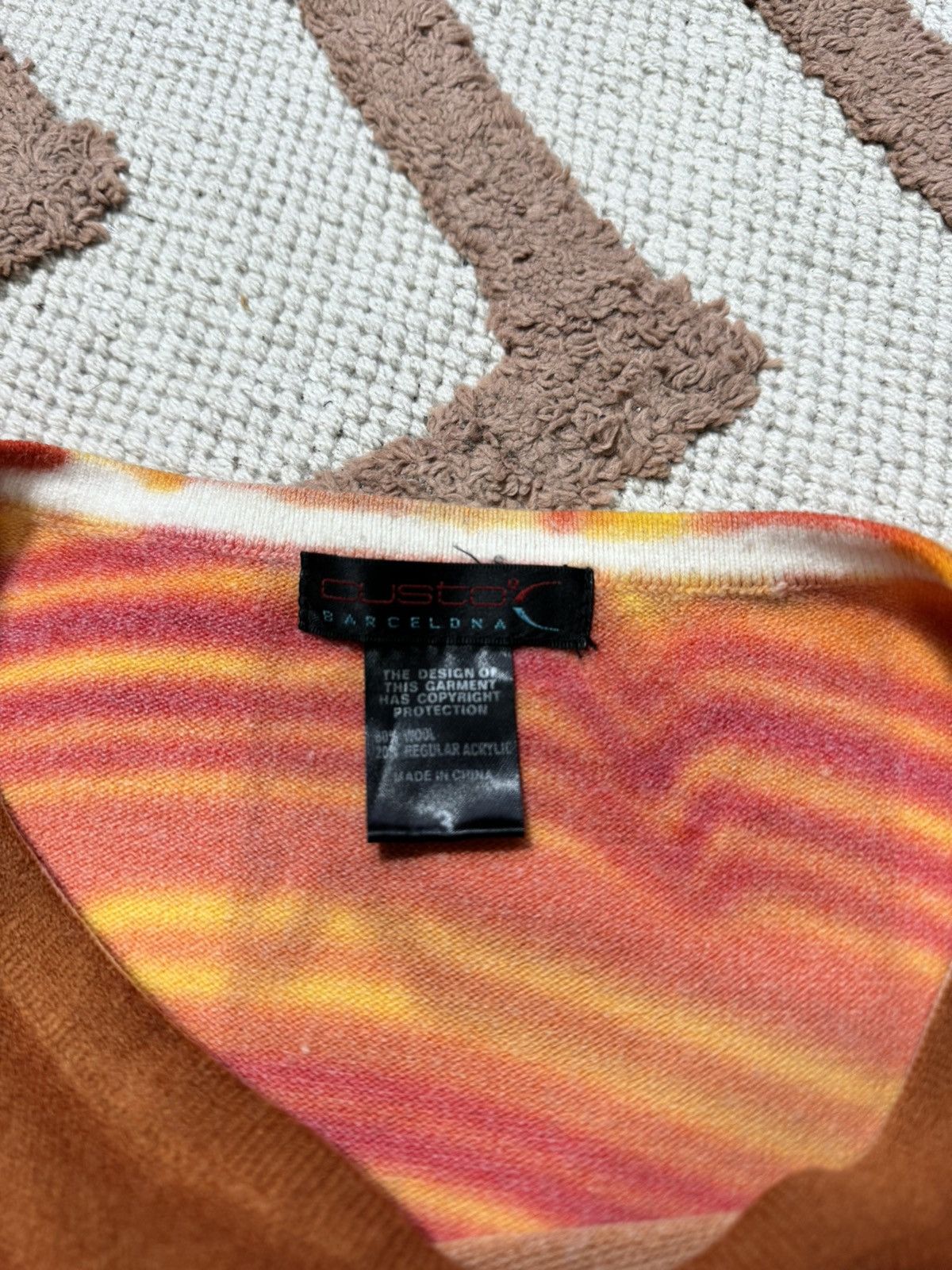 Custo Barcelona CUSTO BARCELONA LE VIYAGE FACE PRINTED LONG SWEATER Size M / US 6-8 / IT 42-44 - 4 Thumbnail