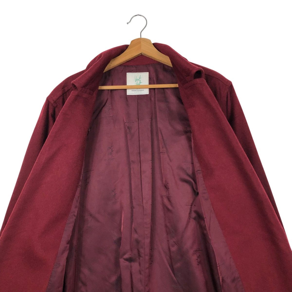 Pierre Balmain 🔥VINTAGE WOOL LONG JACKET PIERRE BALMAIN PARIS Size US M / EU 48-50 / 2 - 18 Thumbnail