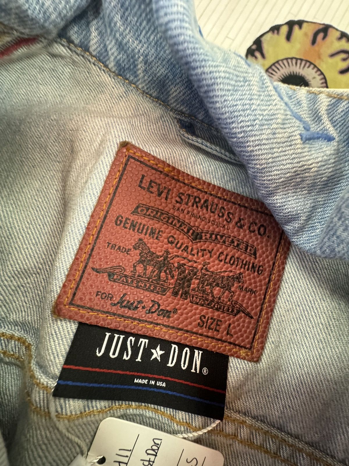 Levi's Levi’s x Just Don x NBA collab denim jacket Size US L / EU 52-54 / 3 - 4 Thumbnail