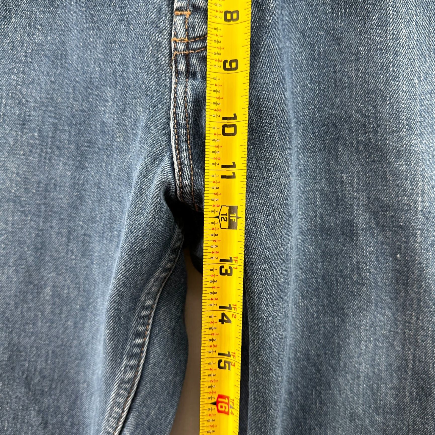 Armani Exchange VINTAGE Armani Exchange Jeans Mens 33x34 Blue Cotton Denim Bootcut Relaxed Jeans USA 90s Mens Size US 33 - 7 Thumbnail