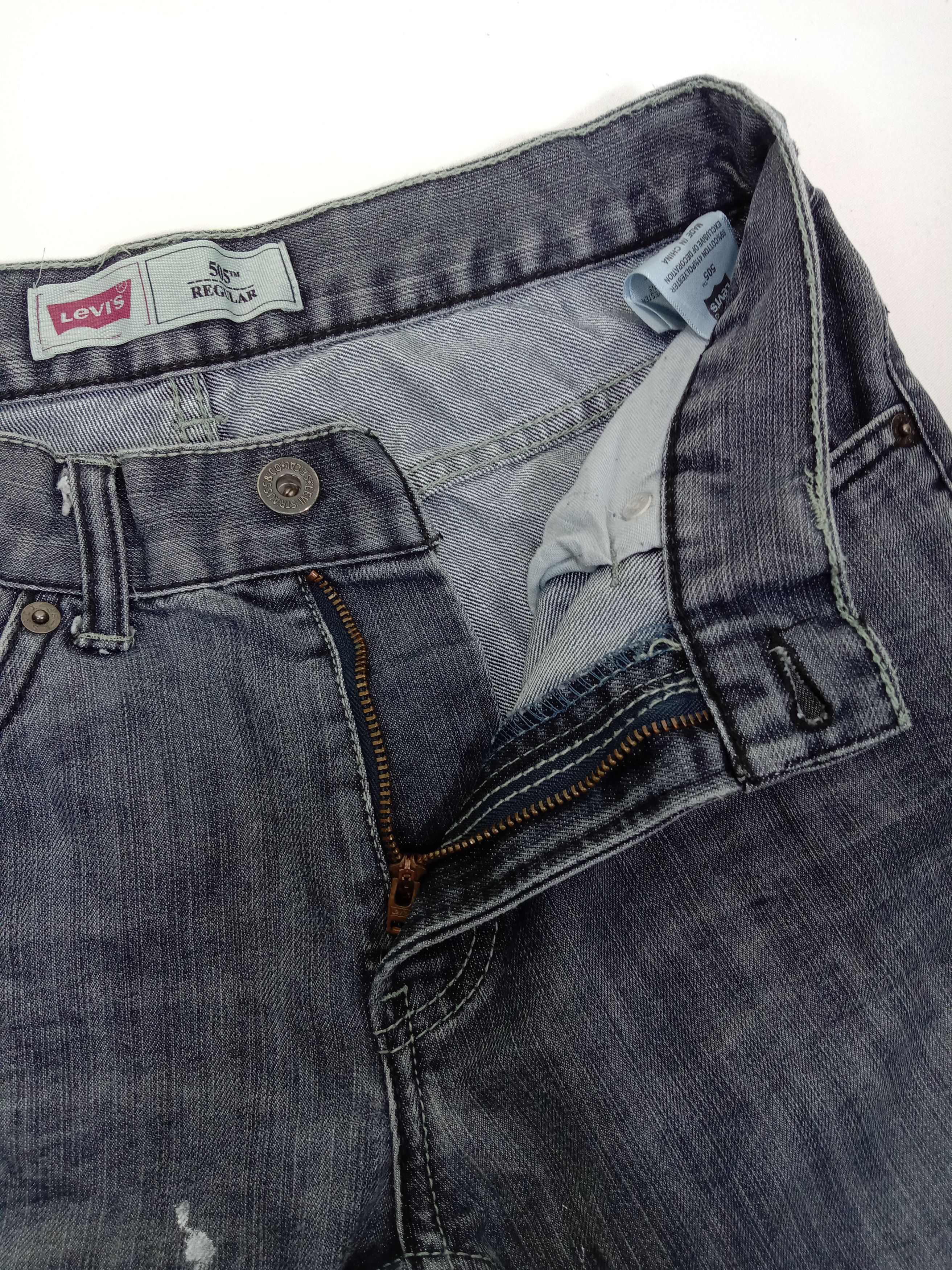 Levi's Vintage Levi's 505 Jeans Regular Fit Denim Size 28" / US 6 / IT 42 - 9 Thumbnail