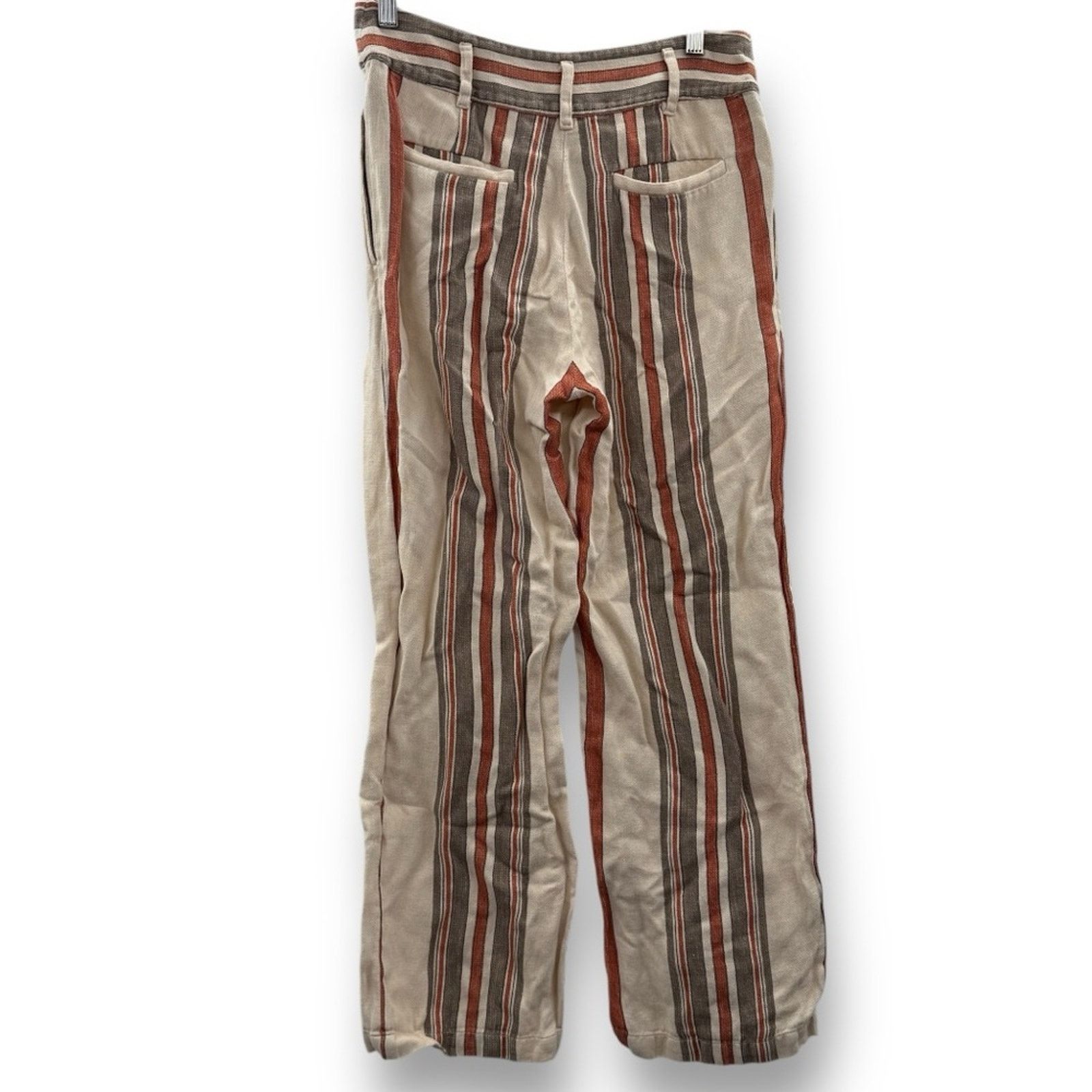 Rebecca Minkoff Rebecca Minkoff Molly Striped High Rise Straight Pants 4 Size 27" / US 4 / IT 40 - 5 Thumbnail
