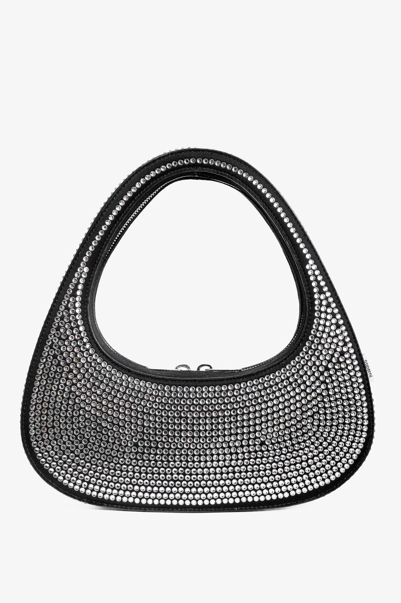 Coperni Coperni Baguette Swipe Black Crystal Structured Handbag Size ONE SIZE - 4 Thumbnail