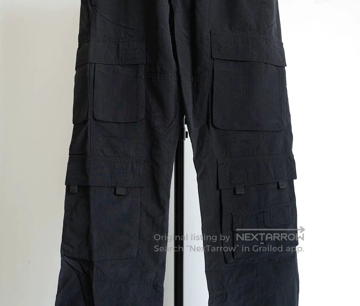 Martine Rose martine rose black cargo trousers for autumn. Size US 38 / EU 54 - 4 Thumbnail