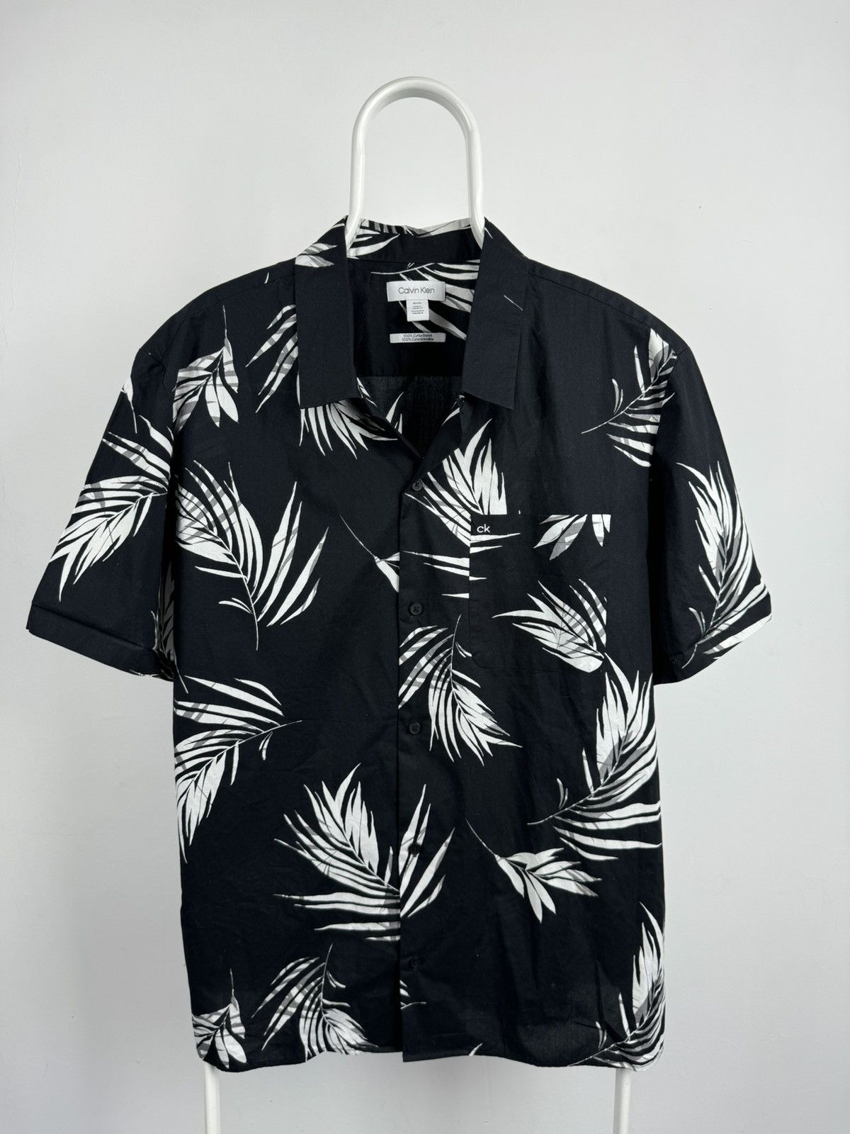 Calvin Klein Calvin Klein Floral Print Short Sleeve Shirt Size US XL / EU 56 / 4 - 1 Thumbnail