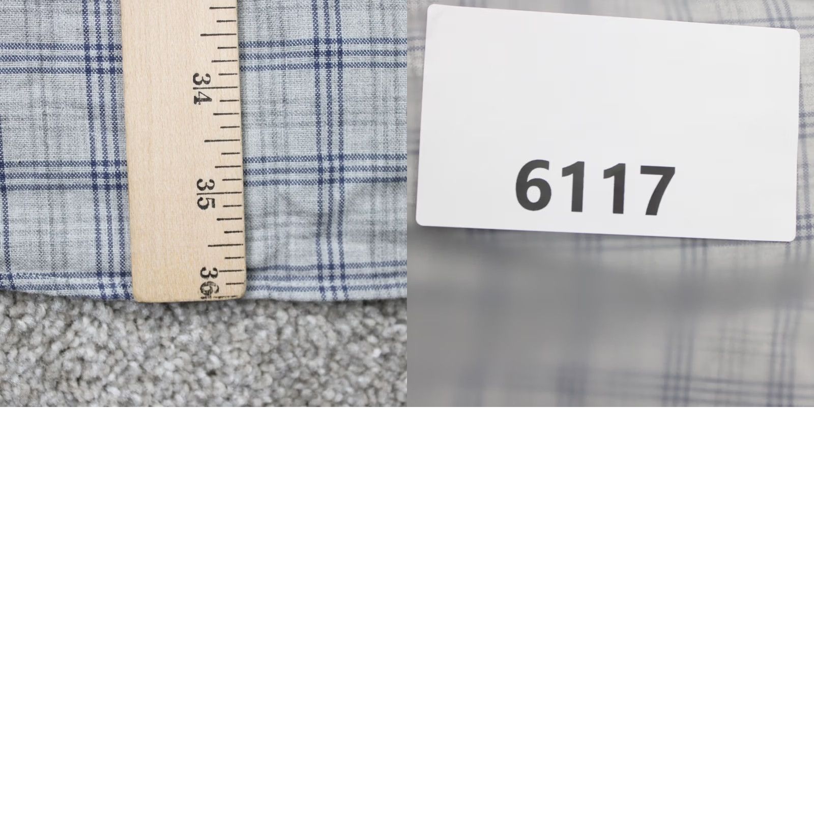 Gant GANT Shirt Mens XLT Gray/Blue New Haven Oxford 100% Cotton Long Sleeve Button Up Casual, Shirt, Plaid, 90s Theme Mens XLT Size US XL / EU 56 / 4 - 9 Thumbnail