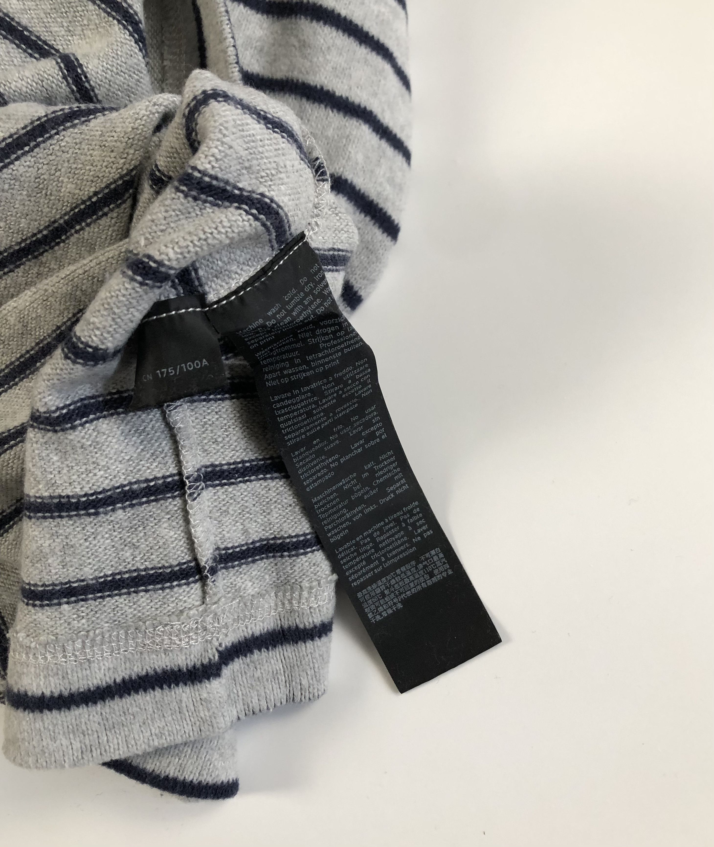 DENHAM Denham Cotton Blend Striped Jumper Size US L / EU 52-54 / 3 - 7 Thumbnail