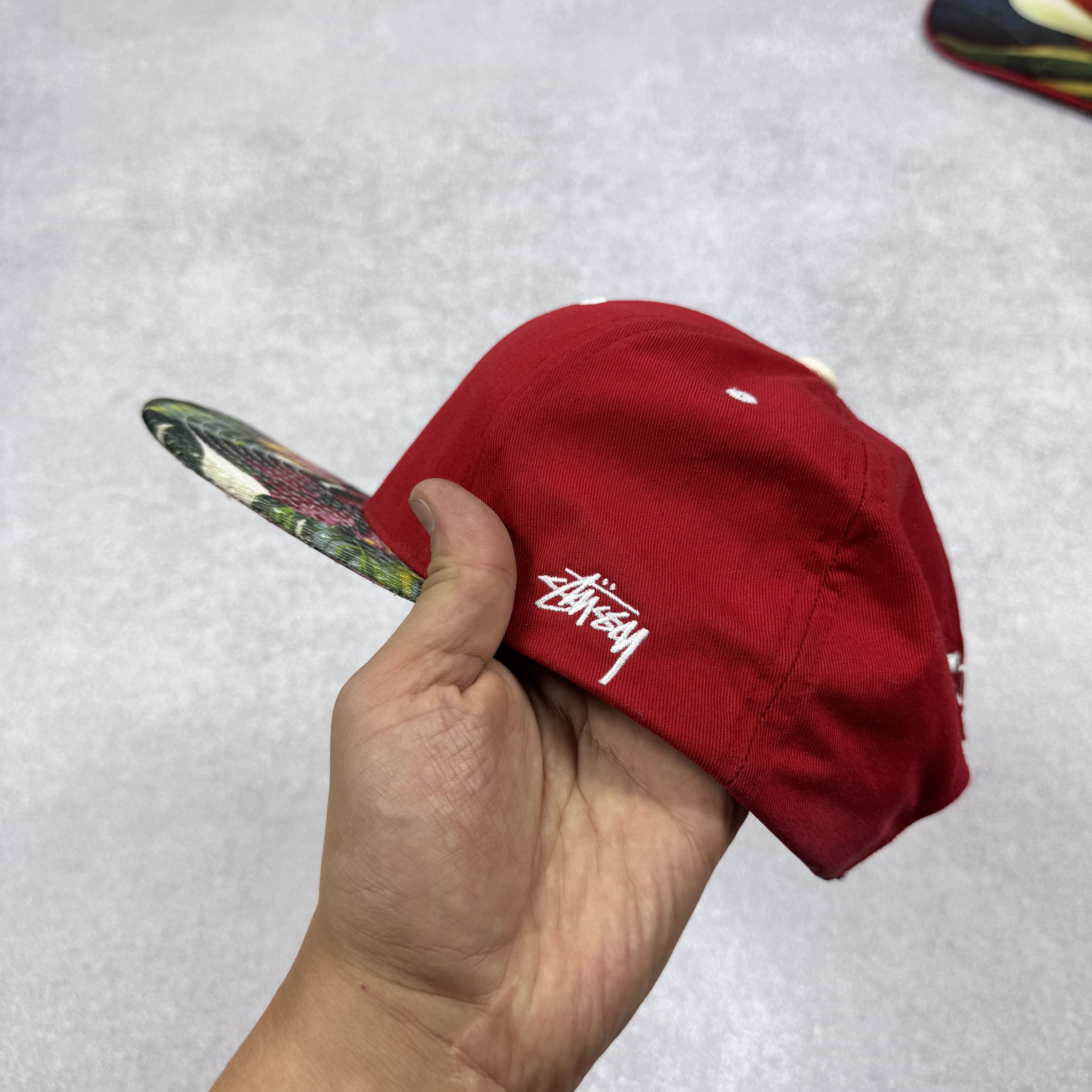 Stussy STUSSY x STARTER Natural Red Floral Capz Cap Snapback 00s Size ONE SIZE - 3 Thumbnail