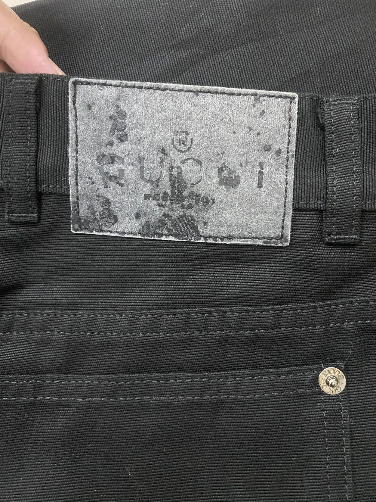 Gucci Gucci Tom Ford era Black Slack Jeans Size US 30 / EU 46 - 10 Thumbnail
