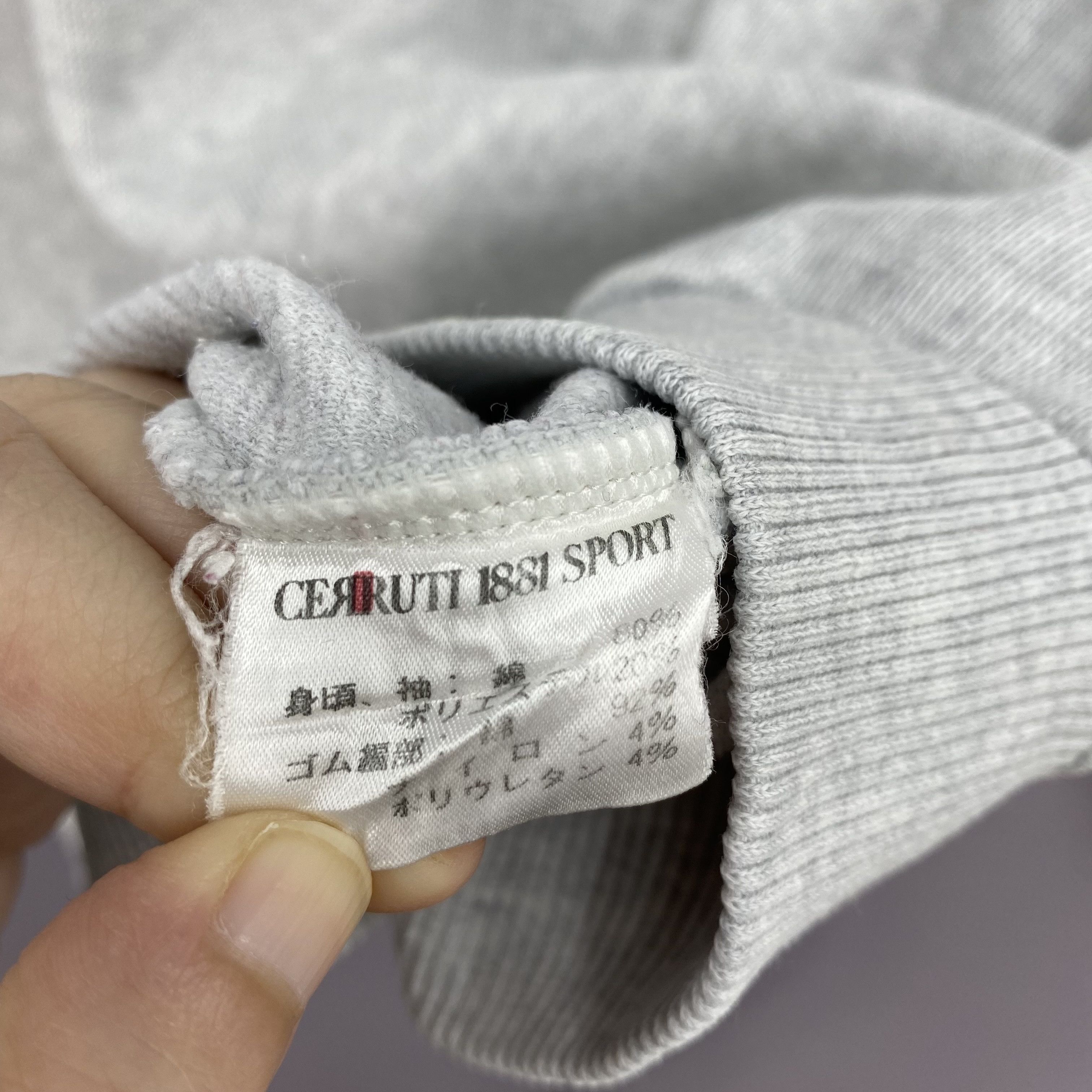 Vintage Vintage 90s Cerruti 1881 Sport Embroidered Sweatshirt Size US M / EU 48-50 / 2 - 9 Thumbnail