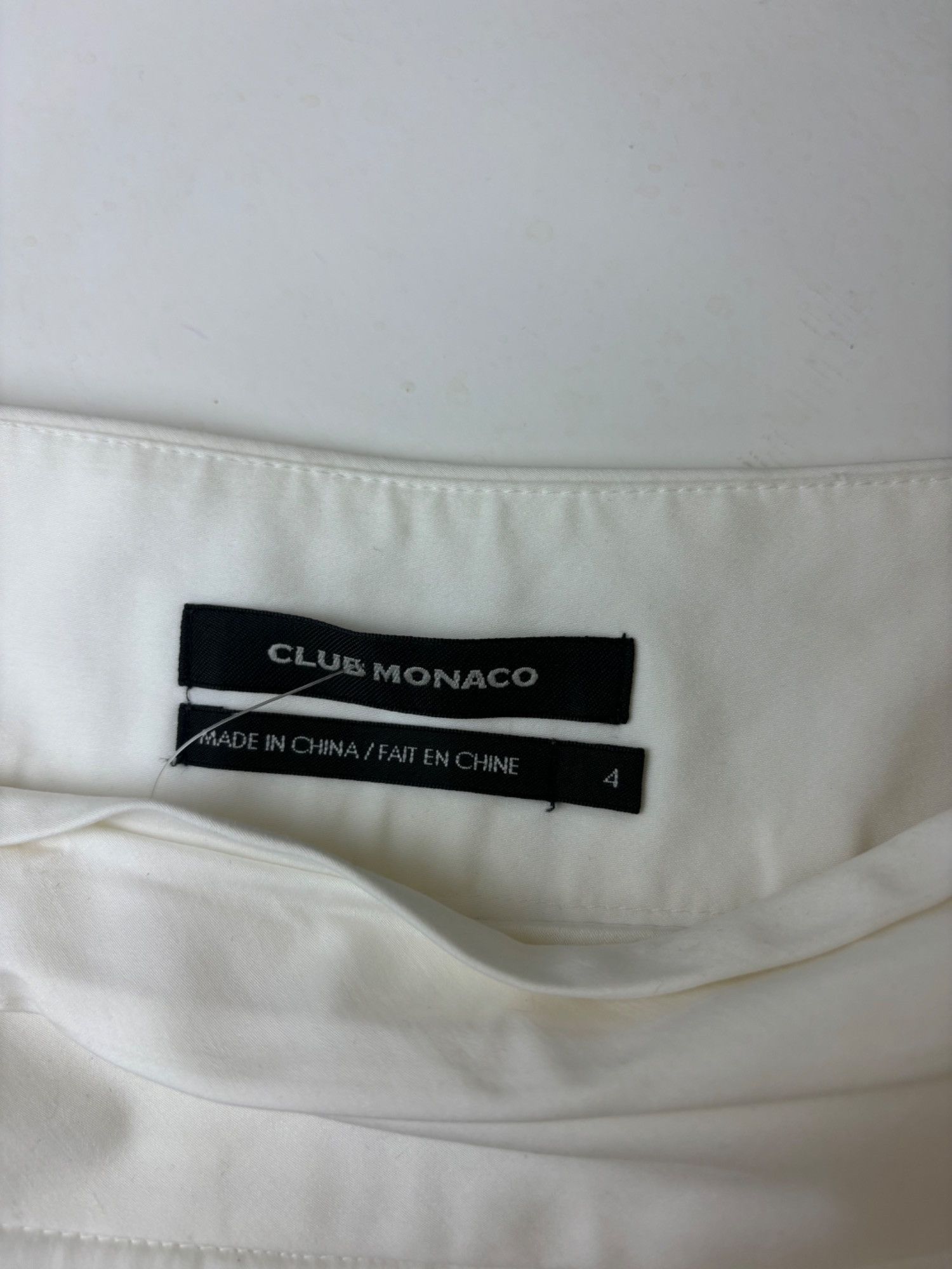 Club Monaco 4 Y2k Club Monaco White Skirt Size 27" / US 4 / IT 40 - 3 Thumbnail