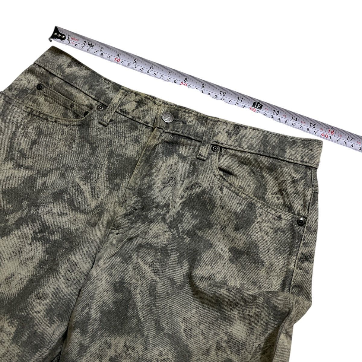 Japanese Brand ORIGINAL FLARE MONSIEUR HOMME ACID WASH (33×40) Size US 33 - 9 Thumbnail