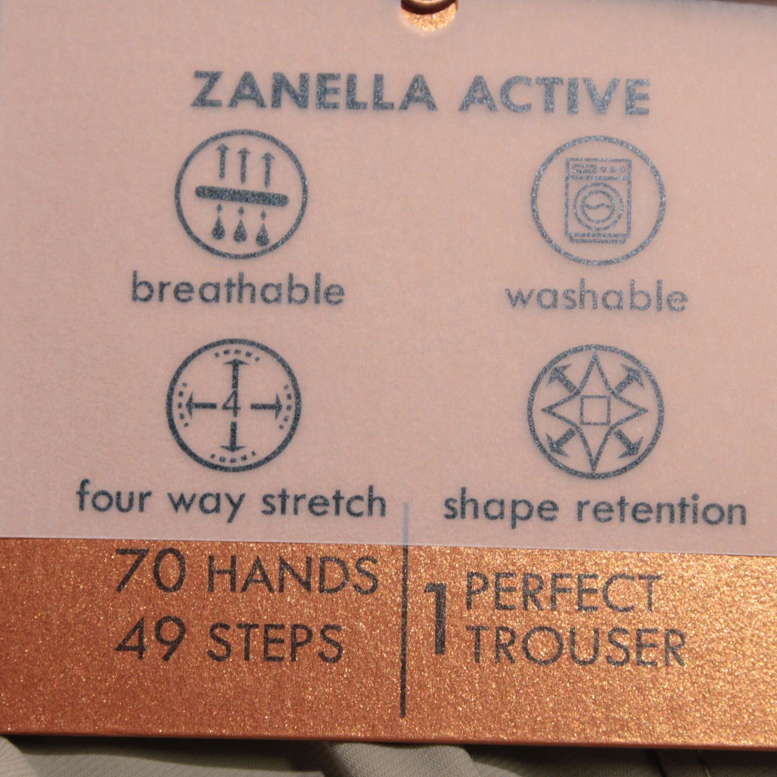 Zanella Zanella New with tags Dress Pants Size 42 US In Beige Size US 42 / EU 58 - 6 Thumbnail
