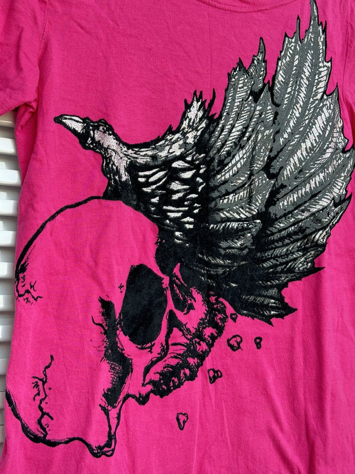 Vintage GladNews Skulls Wing Punk Poem Riot Tees Size US S / EU 44-46 / 1 - 4 Thumbnail