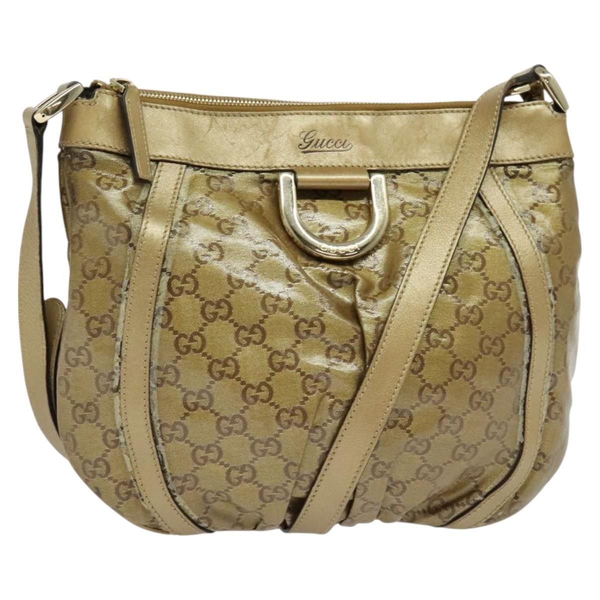 Gucci GUCCI GG Crystal Shoulder Bag Gold Size ONE SIZE - 1 Thumbnail