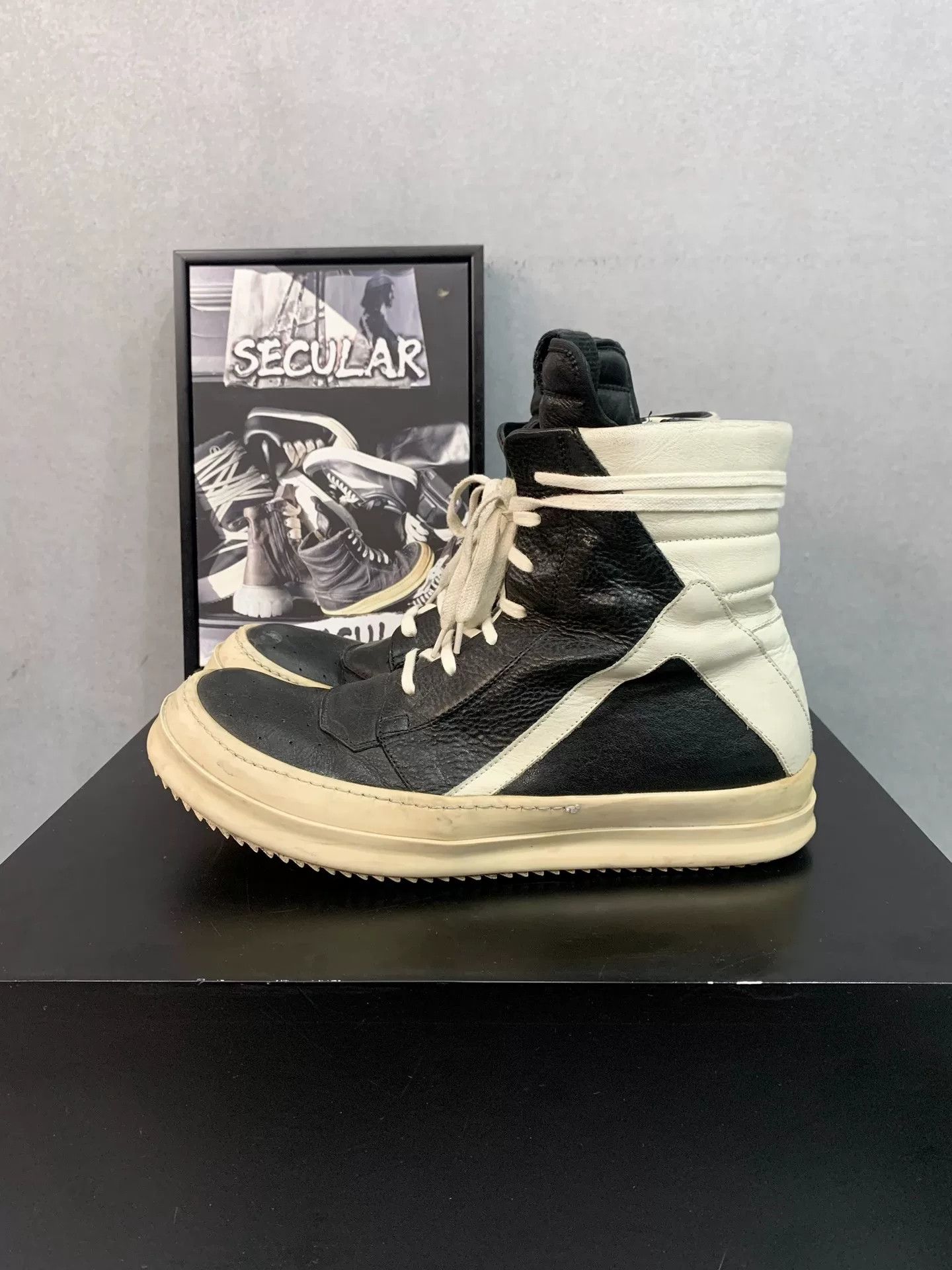 Rick Owens Rick Owens Performa Geobasket Rubberized | Grailed