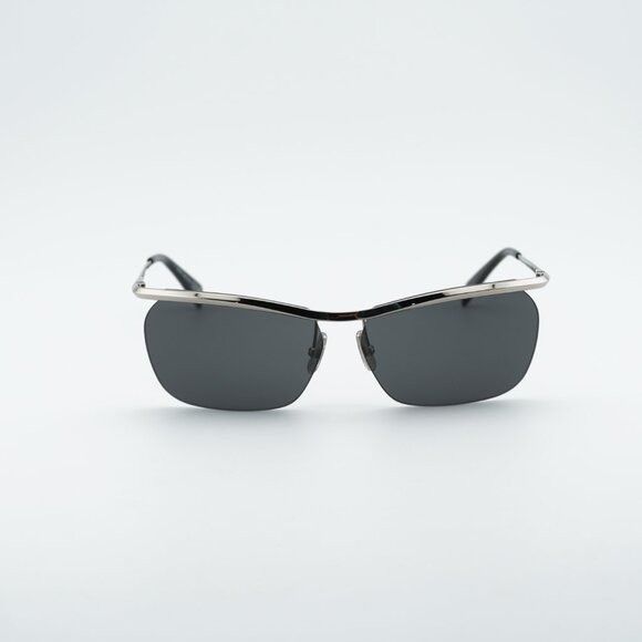 Celine Celine CL40307U 16A Sunglasses Silver Square Frame, Grey Size ONE SIZE - 2 Thumbnail