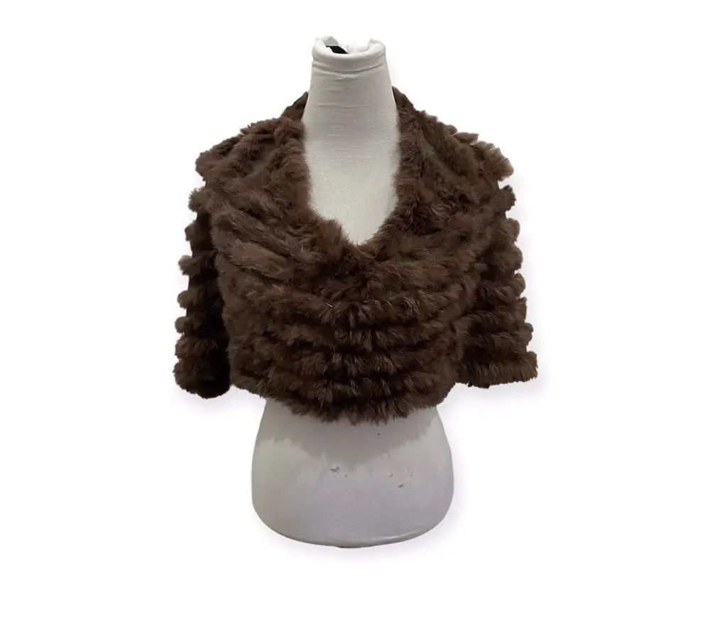 Japanese Brand Japanese Brand Real Rabbit Mink Fur Fleece Capes Size US M / EU 48-50 / 2 - 1 Thumbnail