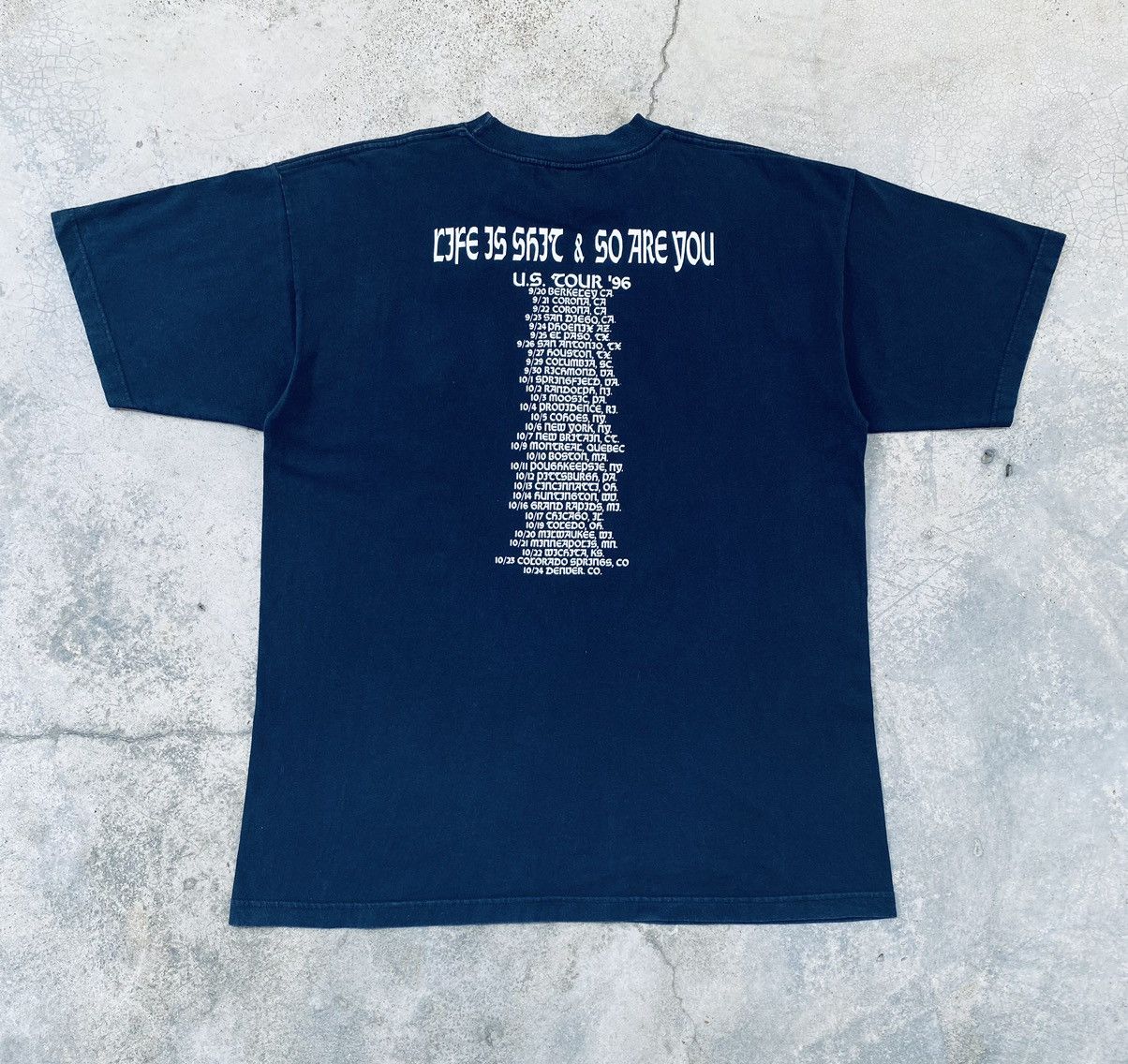 Band Tees True Vintage 90s Grave Hating Life Death Metal Band Tees Size US XL / EU 56 / 4 - 2 Thumbnail