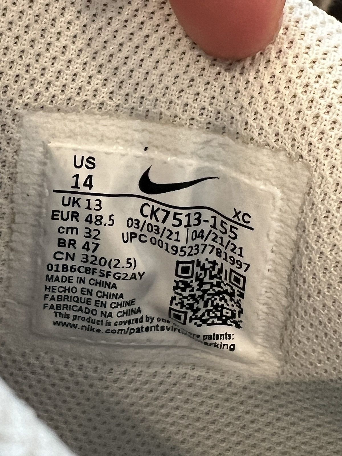 Nike Nike Air Zoom GP Turbo HC White Gold CK7513-155 Size US 14 / EU 47 - 10 Thumbnail