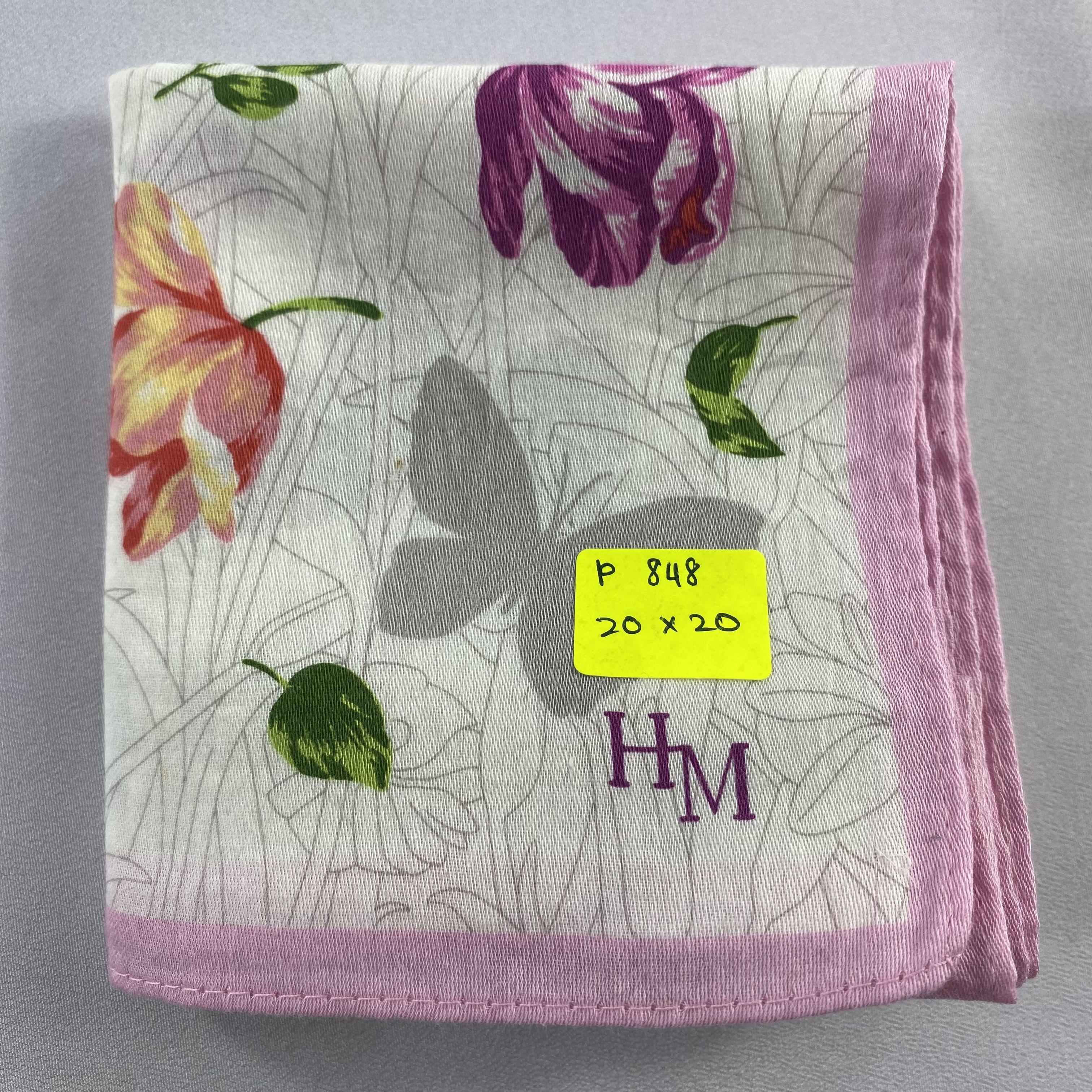 Hanae Mori × Vintage Hanae Mori Handkerchief / Neckerchief / Bandana-P848 Size ONE SIZE - 5 Thumbnail