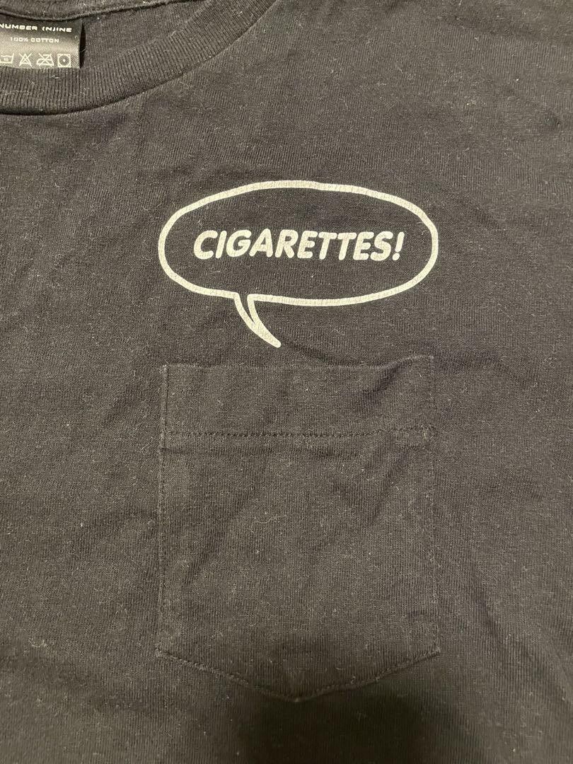 Number (N)ine "CIGARETTES!" Pocket Tee Size US S / EU 44-46 / 1 - 2 Thumbnail