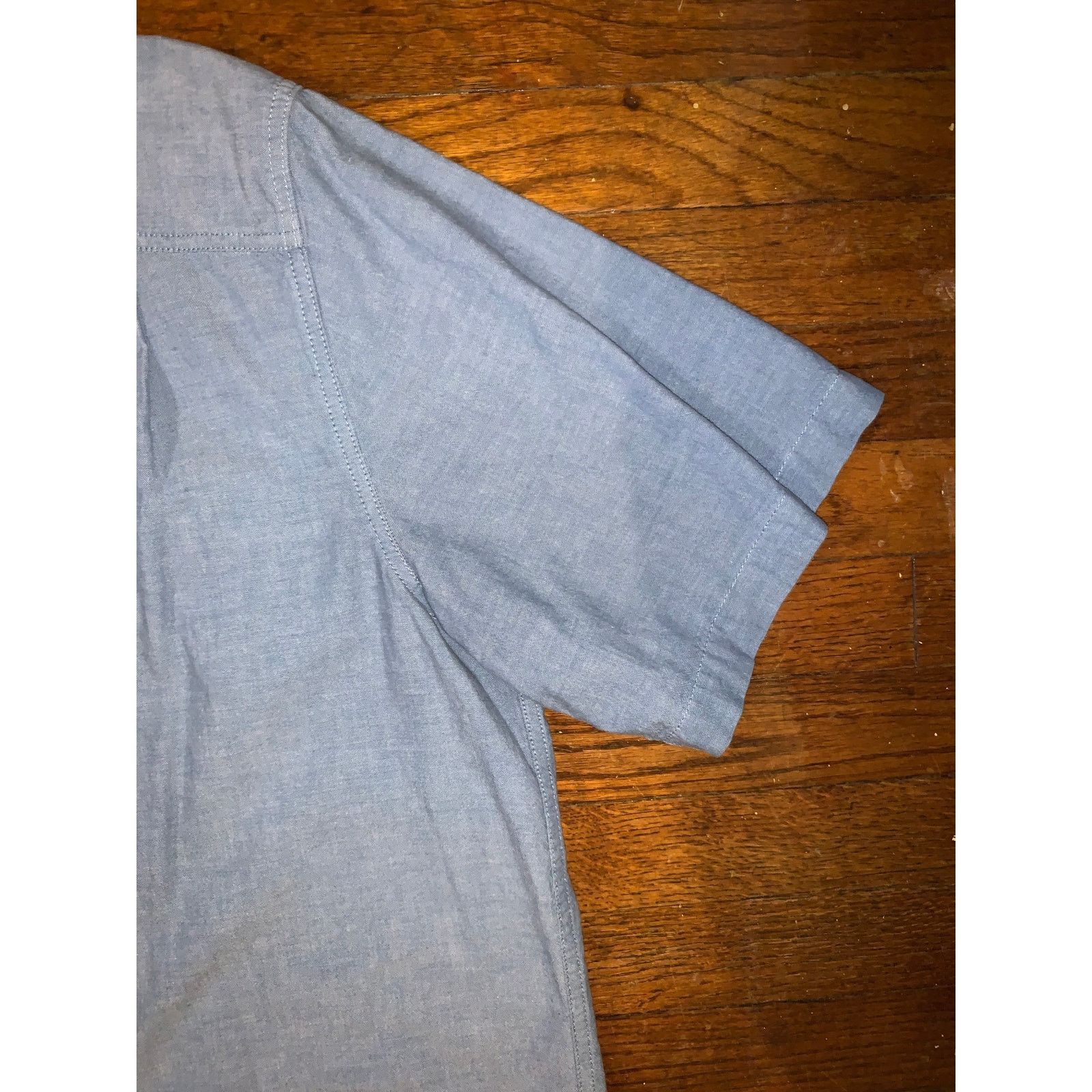 Carhartt Carhartt Light Blue Work Shirt Short Sleeve Relaxed Fit Size US XL / EU 56 / 4 - 8 Thumbnail