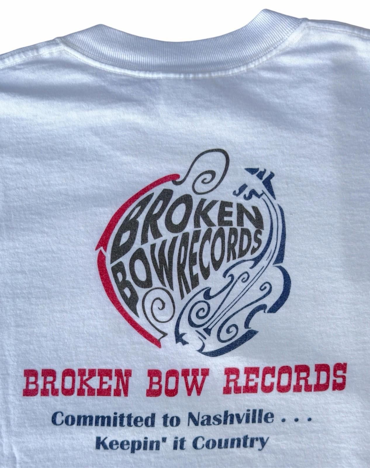Gildan Y2K Nashville Broken Bow Records Damon Gray Country Shirt Lg Size US L / EU 52-54 / 3 - 4 Thumbnail