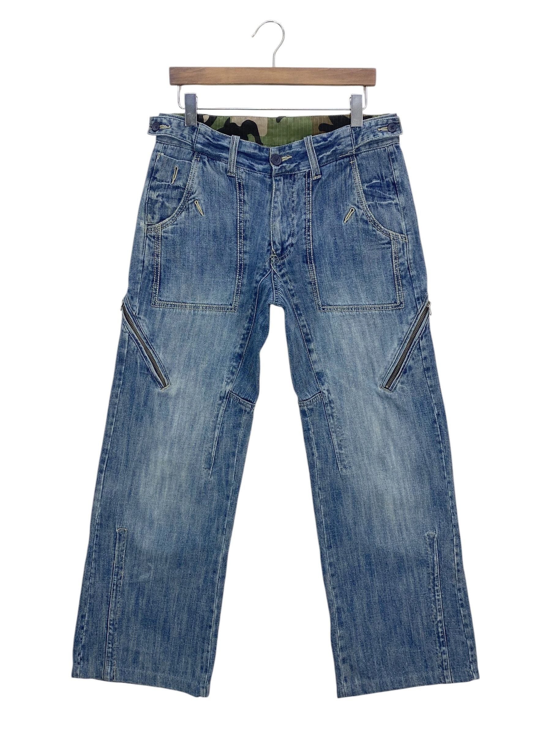 Japanese Brand Cargo Pants Baker Pocket Rodeo Crowns Pants Size US 31 - 1 Thumbnail