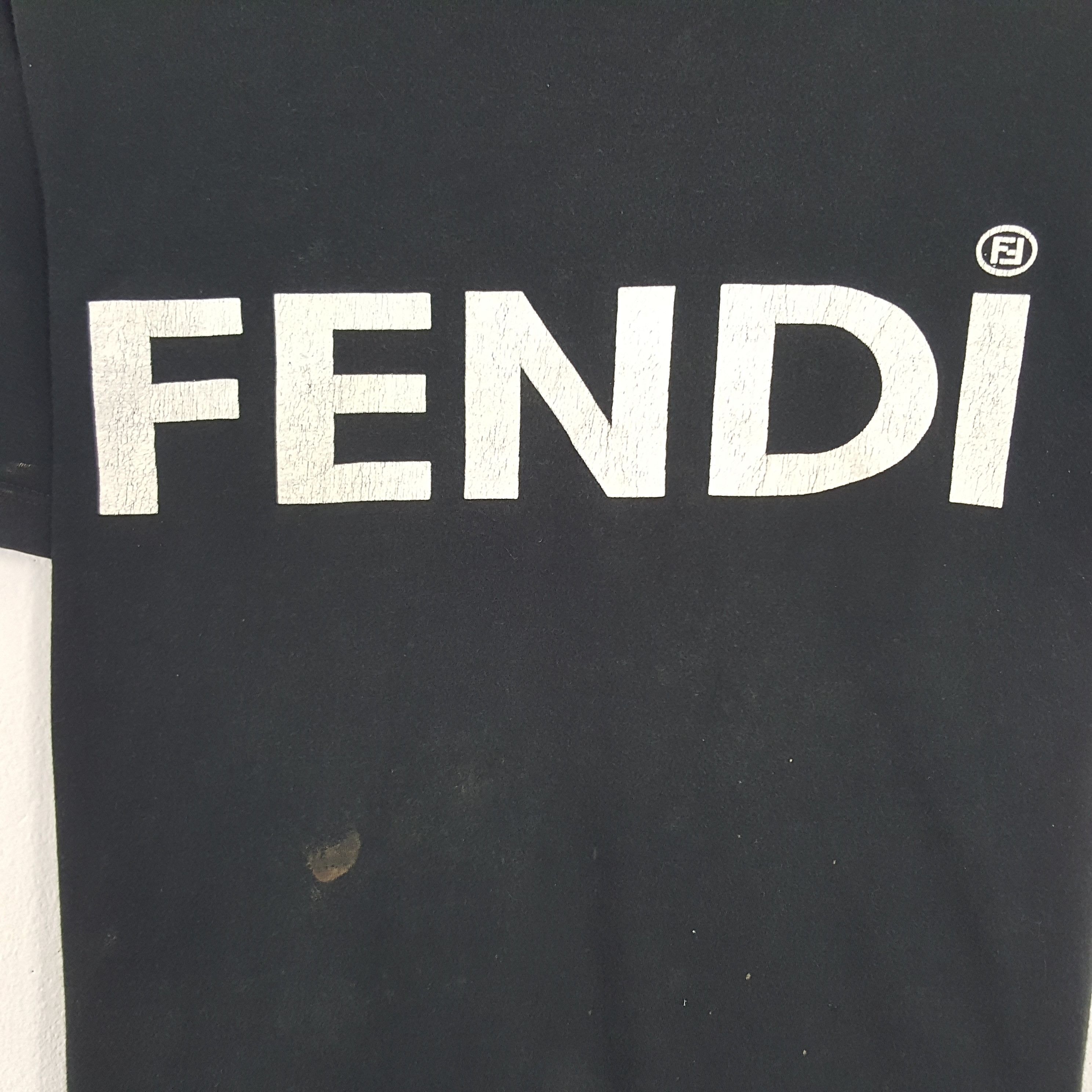 Fendi × Vintage Vintage Fendi Ramo Spell Out Tshirt Size US M / EU 48-50 / 2 - 2 Thumbnail