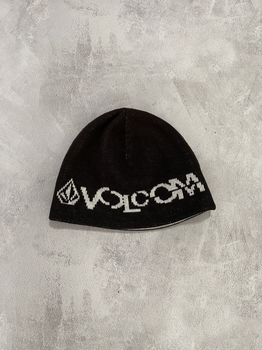 Vintage ⛰️ Vintage Hat Beanie Volcom GorpCore Knitted acrylic hat cap Size ONE SIZE - 1 Thumbnail