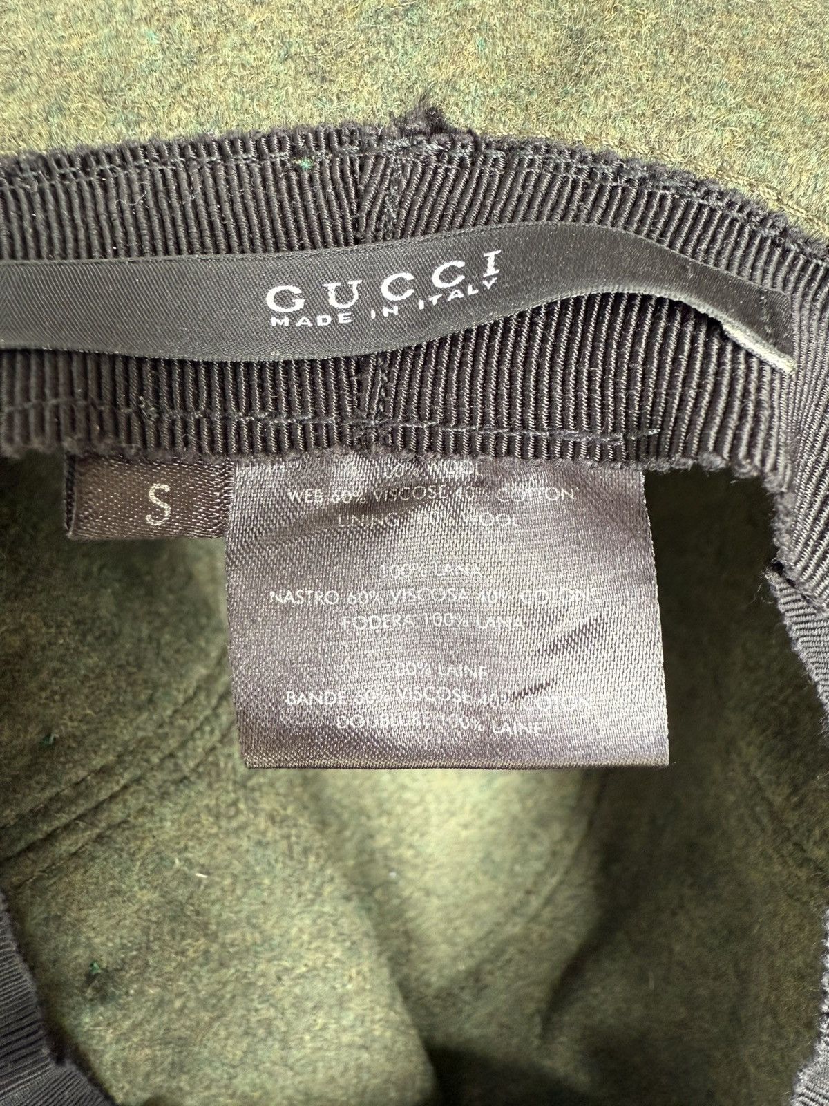 Gucci ✨Gucci✨ Flannel Hat Size Small (100% Wool) Size ONE SIZE - 8 Thumbnail