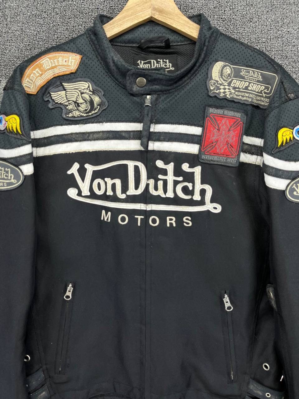Vintage Von Dutch Trashed Rare Motor Racing Jacket