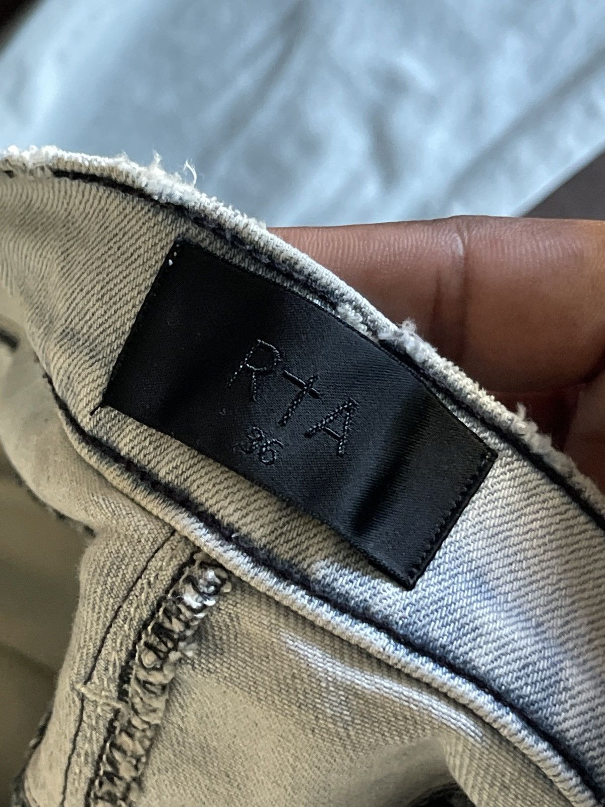 Rta Rta brand jeans college lettering Size US 36 / EU 52 - 6 Thumbnail