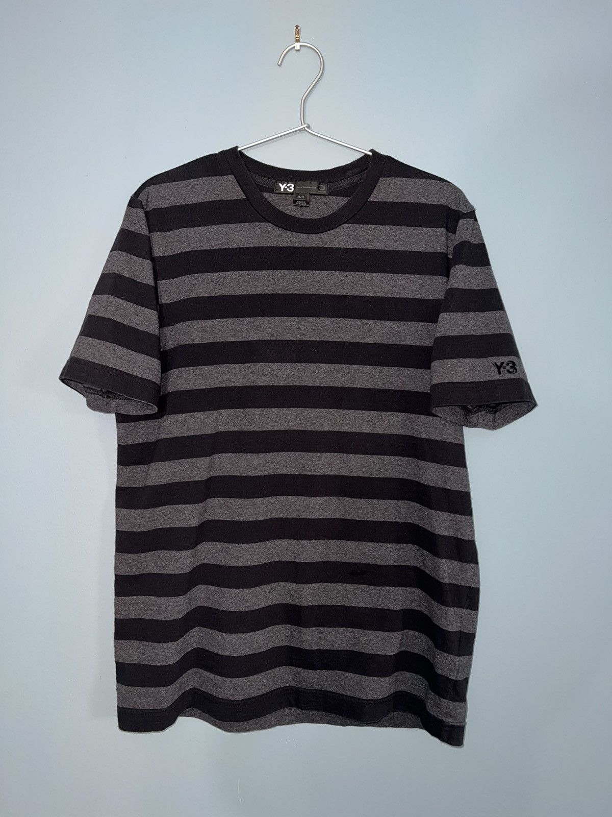Y-3 Y-3 YOHJI YAMAMOTO ADIDAS STRIPE HEATHER SHIRT Size US M / EU 48-50 / 2 - 1 Thumbnail
