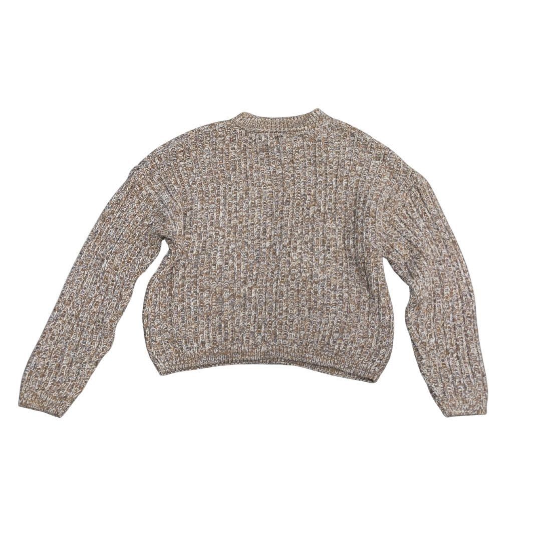 Target Basics Universal Thread Brown Chunky Knit Cropped Pullover Sweater Size L / US 10 / IT 46 - 2 Thumbnail